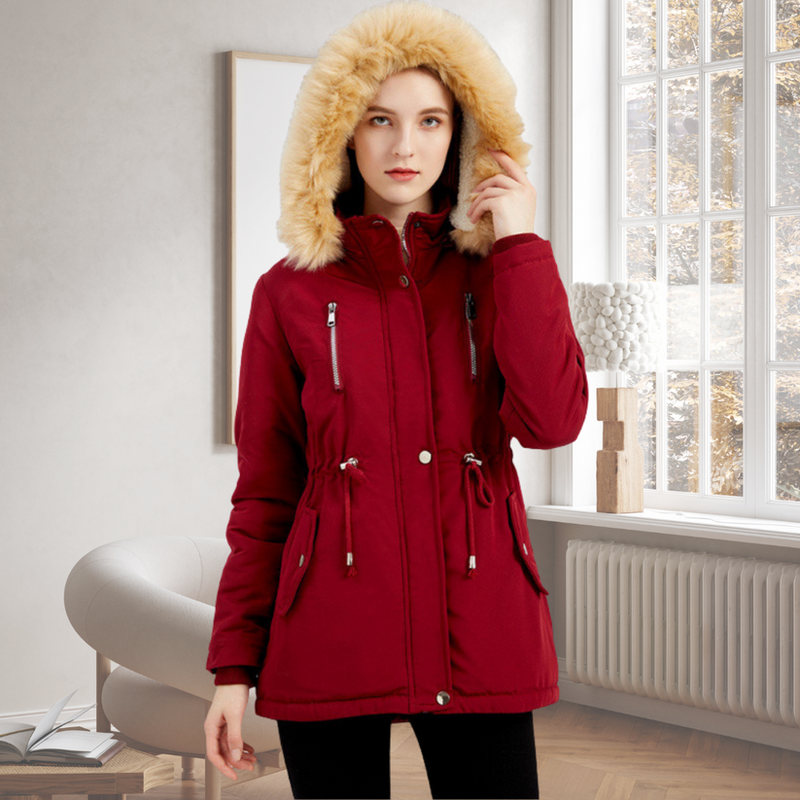 Gritta - Warm Cotton Hooded Jacket