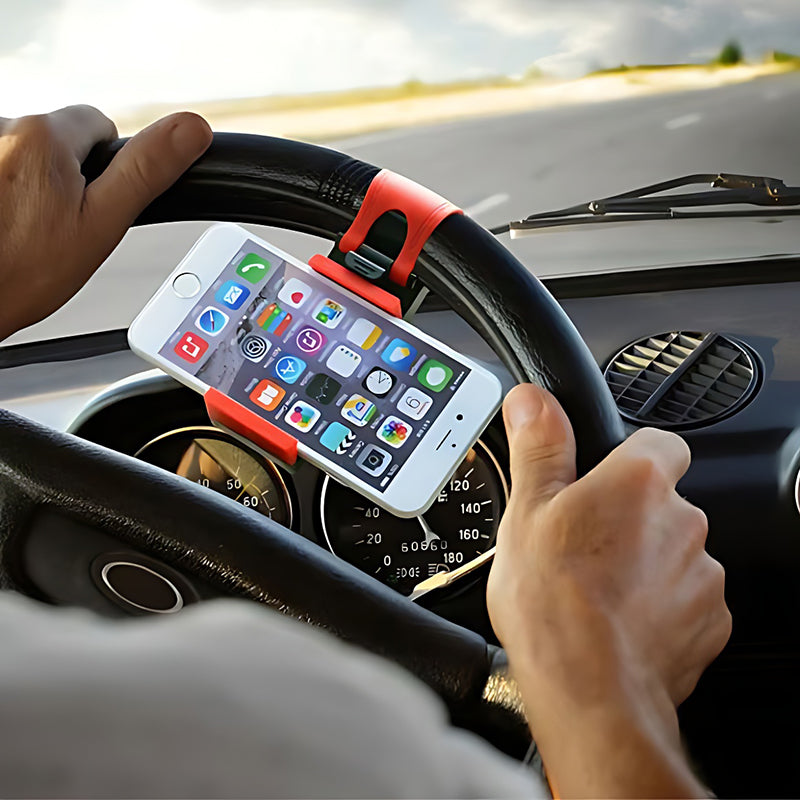 GripDrive - Steering Wheel Phone Holder 