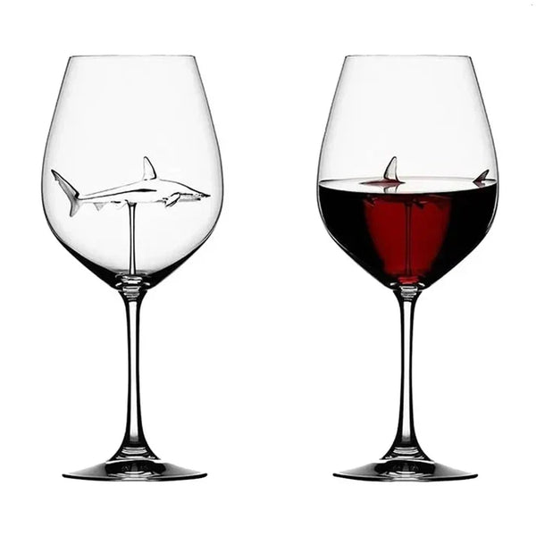 SharkSip - Verre à Requin Pour Le Vin Rouge