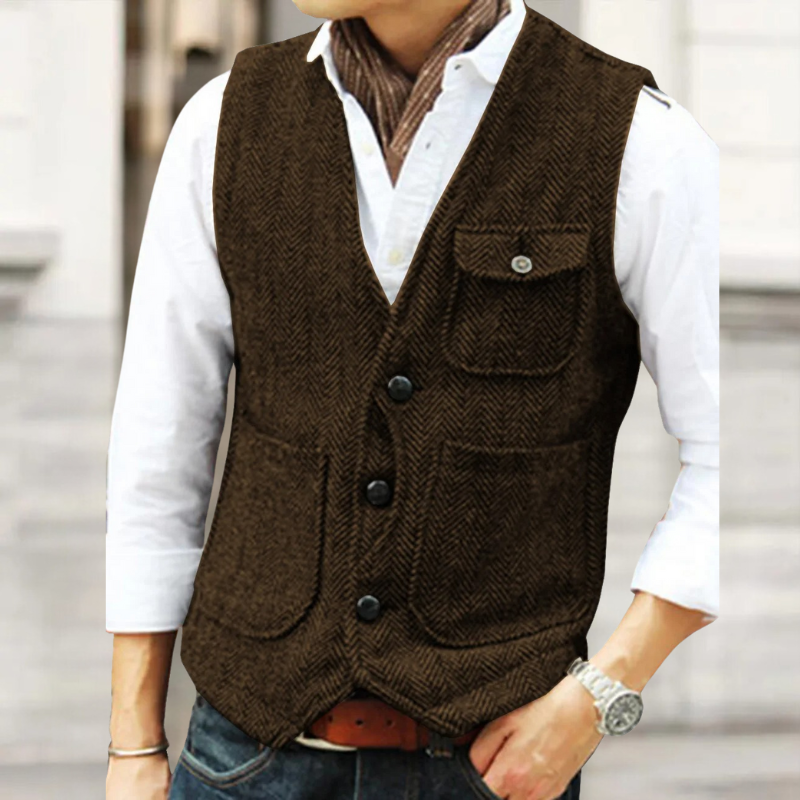 Niko - Formal Multi-Pocket Vest