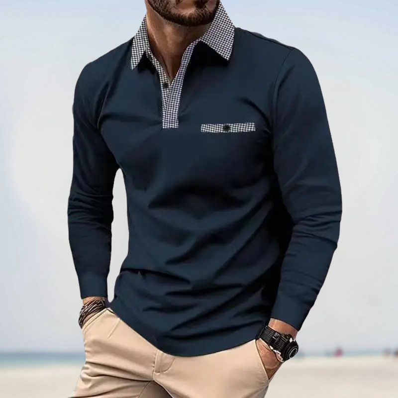 Gontran - Long Sleeve Polo Shirt