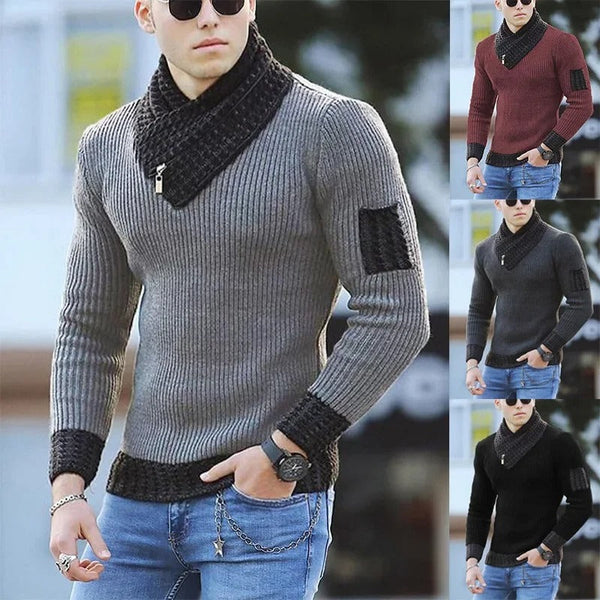 Yannic - Long Sleeve Knitted Sweater