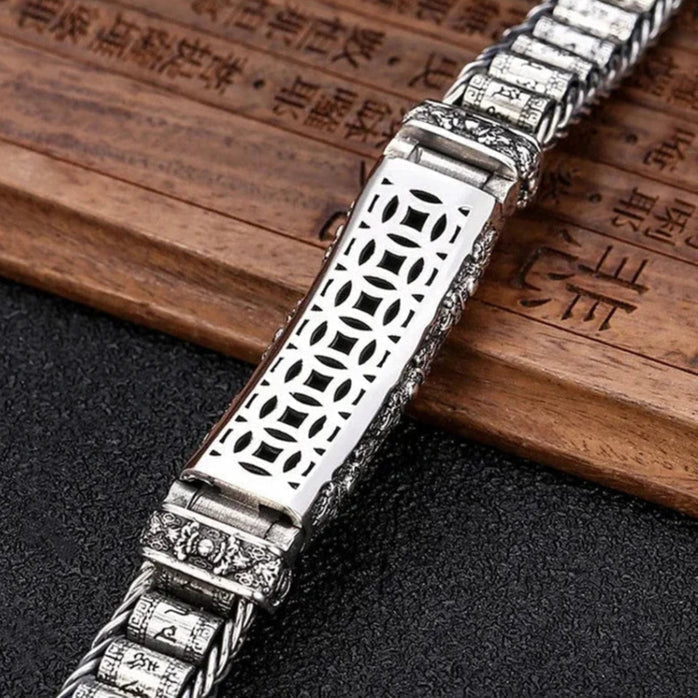 SilverTruth –Bracelet En Argent Sterling Avec Six Signes De Vérité