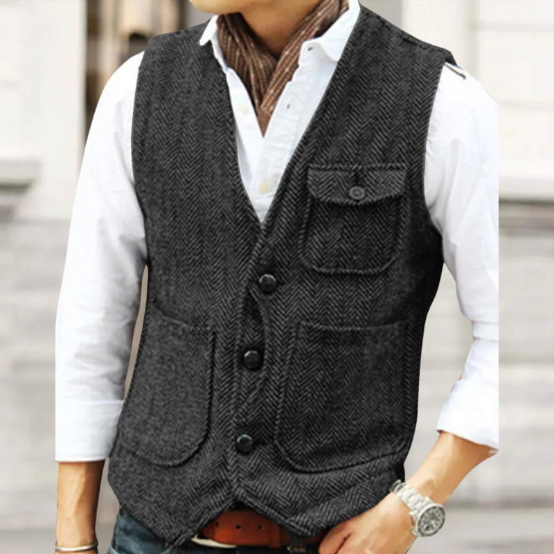 Niko - Formal Multi-Pocket Vest