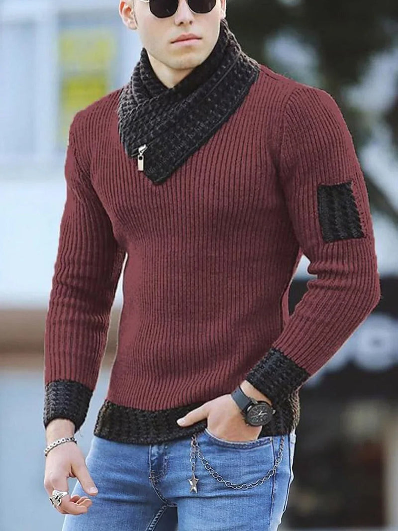 Yannic - Long Sleeve Knitted Sweater