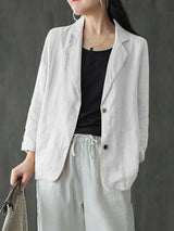 Herlinde - Elegant Long Sleeve Blazer