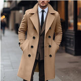 Wilmer - Double Row Button Wool Coat