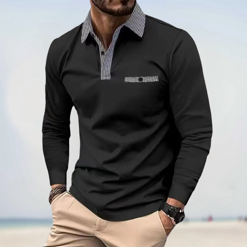 Gontran - Long Sleeve Polo Shirt