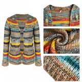 Sandrine – Colorful Knitted Cardigan