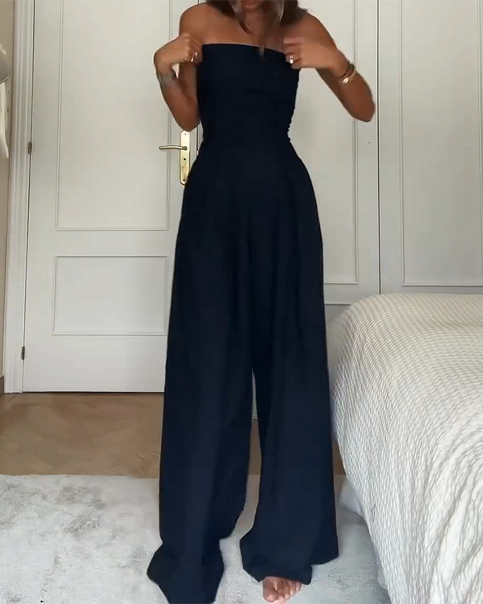 Kirsten – Elegant Strapless Jumpsuit