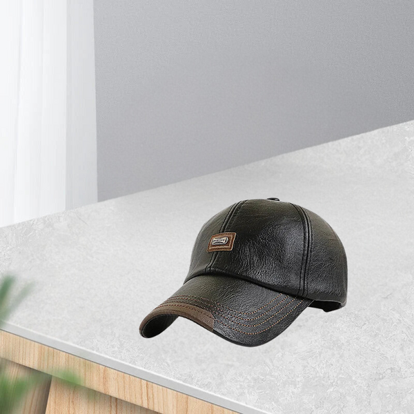 Stefanus - Comfortable Leather Cap