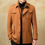 Zeron - Double Collar Wool Coat