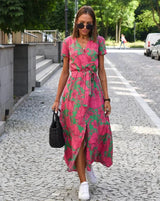 Theresita - Summer Dress With Flowers