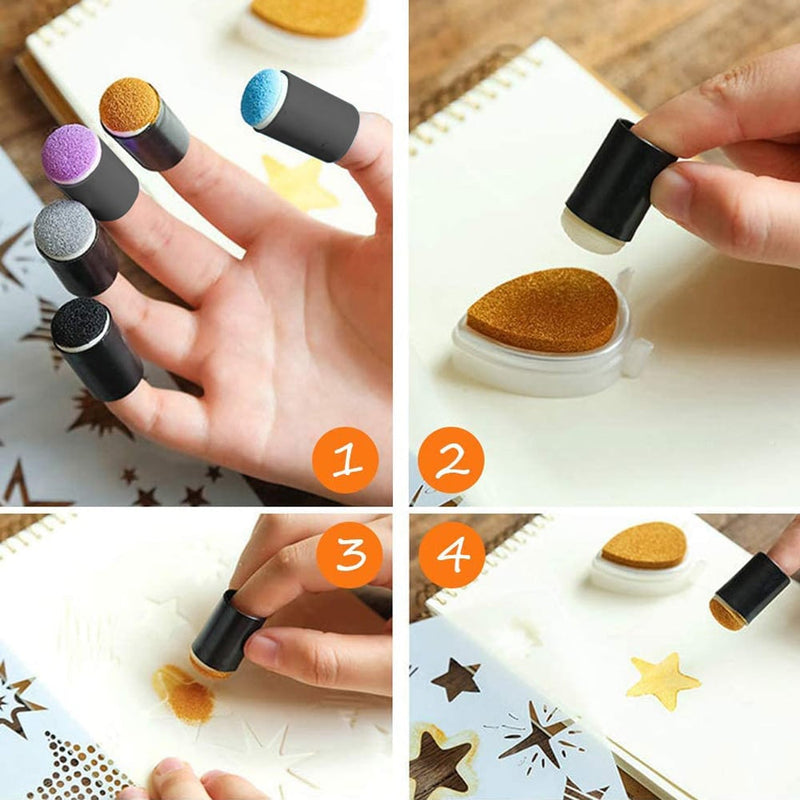 SpongeCraf - Sponge Finger Painting Kit 