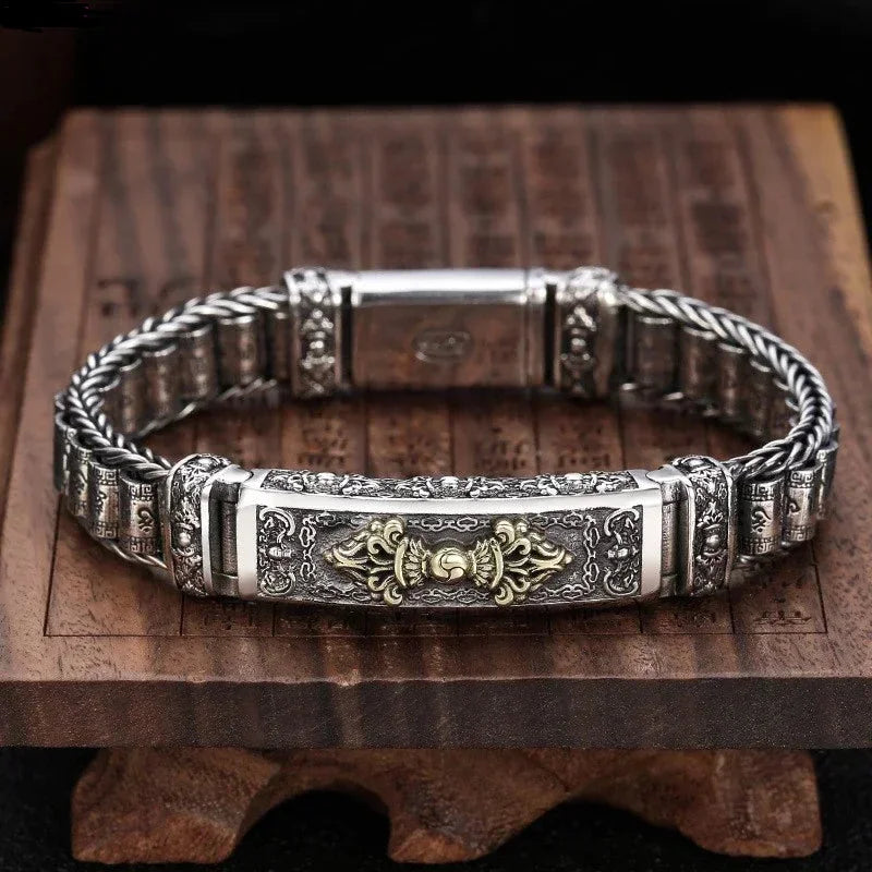 SilverTruth –Bracelet En Argent Sterling Avec Six Signes De Vérité