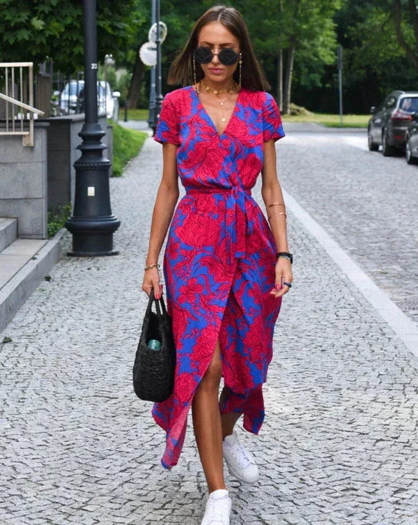 Theresita - Summer Dress With Flowers