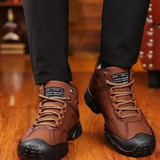 Norbertus - Casual Leather Ankle Boots