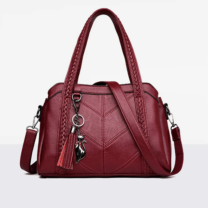 Freja - Large Capacity Leather Handbag