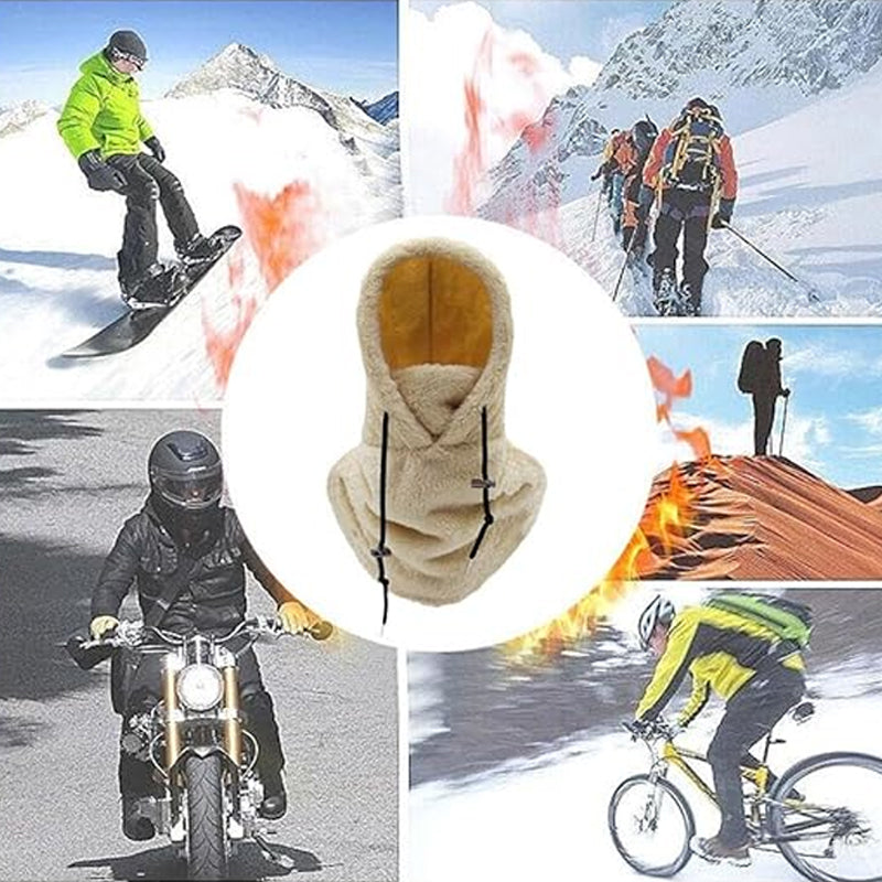 Luise - Warm Plush Bike Hood