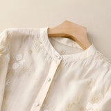 Susanna - Embroidered Cotton Top