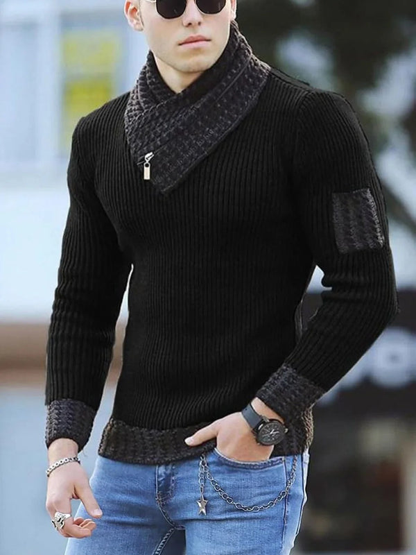 Yannic - Long Sleeve Knitted Sweater