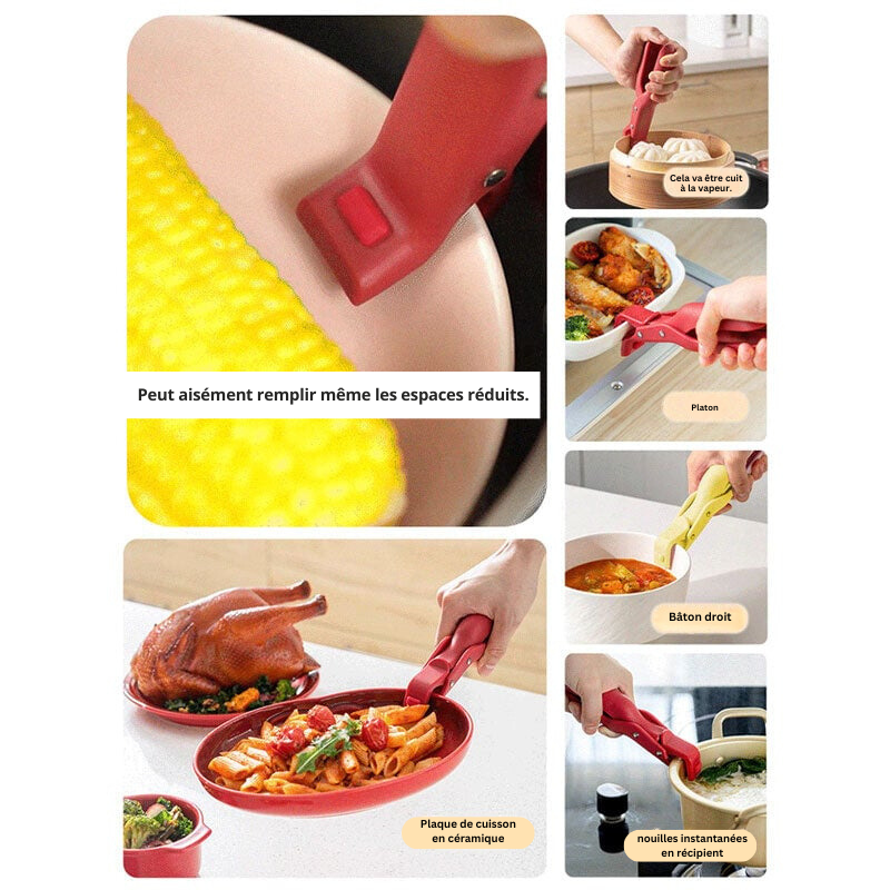 SafeGrip - Multifunctional Anti-Scald Bowl Holder Clip for Kitchen