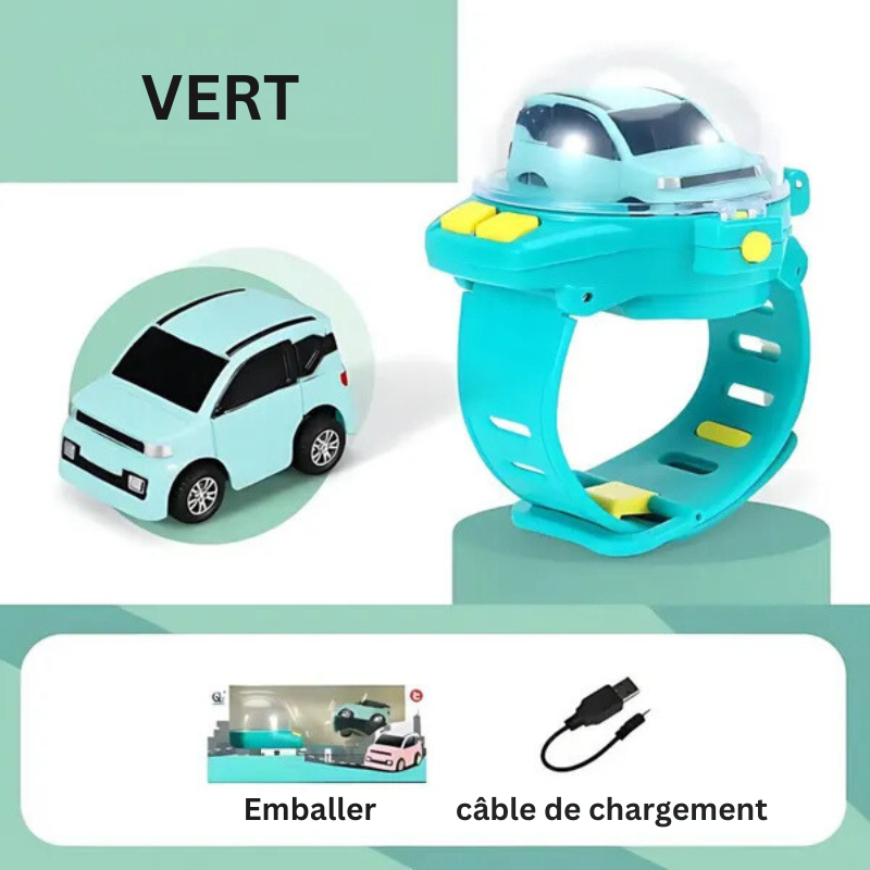 TurboWatch - Jouet Voiture Télécommandée Avec Montre