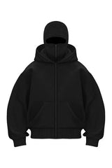 Mackenziel - Zip complet Cagoule Sweat à Capuche