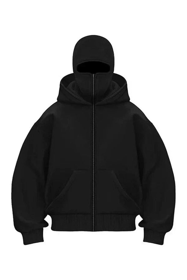 Mackenziel - Zip complet Cagoule Sweat à Capuche