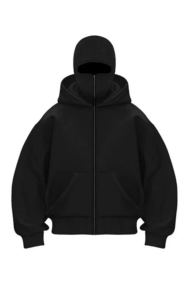 Mackenziel - Zip complet Cagoule Sweat à Capuche