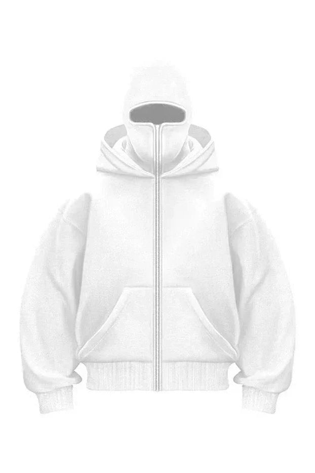 Mackenziel - Zip complet Cagoule Sweat à Capuche