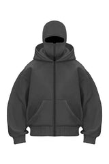 Mackenziel - Zip complet Cagoule Sweat à Capuche