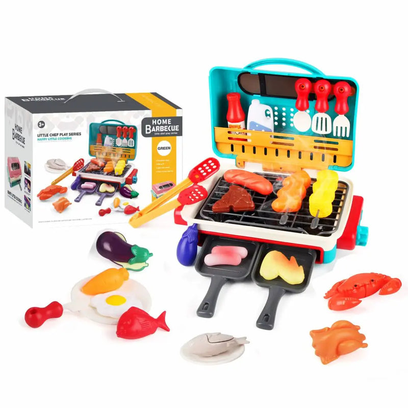 GrillSplash - Kids Pretend Play Barbecue Set with Watering Light