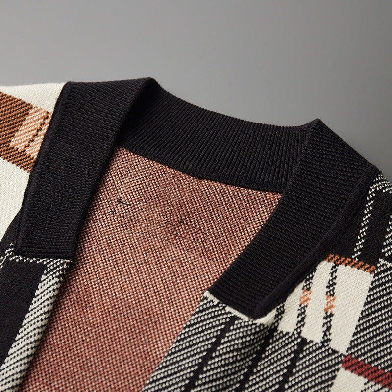 Waltraut - Abstract Wool Cardigan