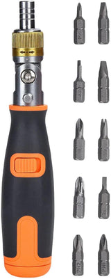 ToolFlex - Complete 10 in 1 Portable Ratcheting Screwdriver Set