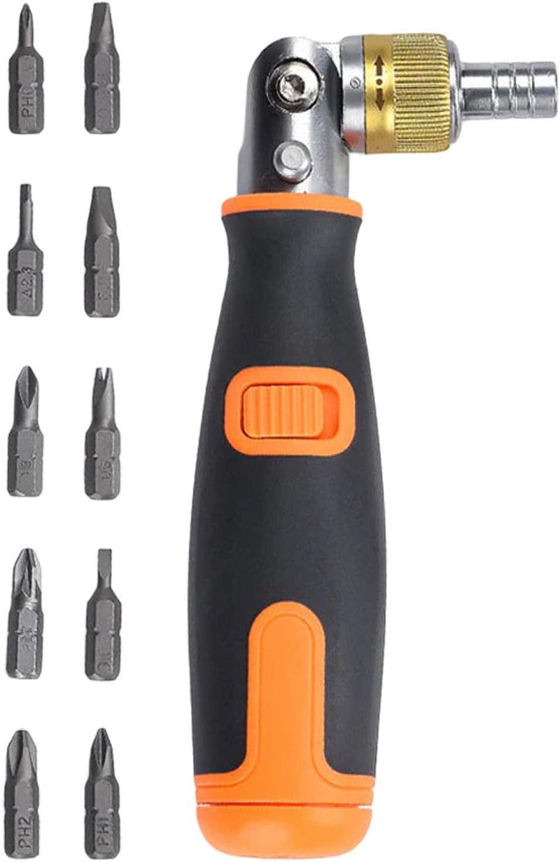 ToolFlex - Complete 10 in 1 Portable Ratcheting Screwdriver Set