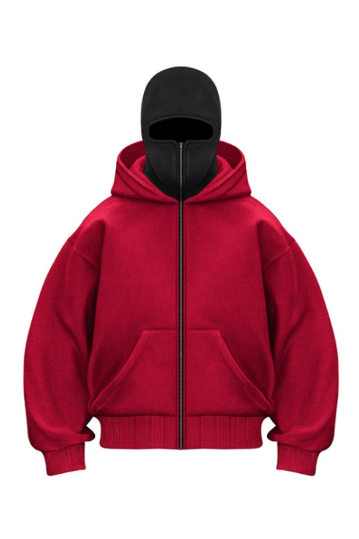 Mackenziel - Full Zip Balaclava Hoodie