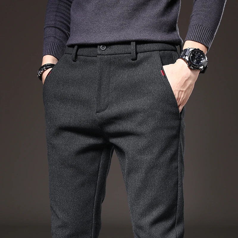 Tristan - Elastic Waist Casual Pants