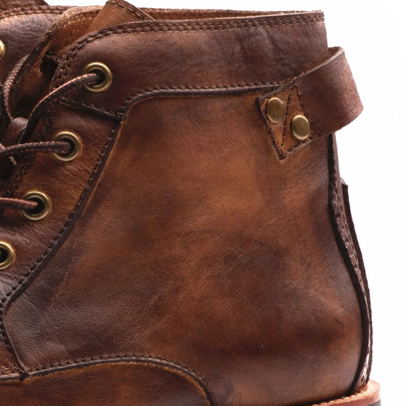 Kevine - Vintage Leather Boots 