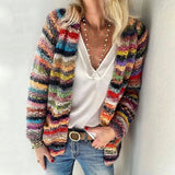 Sandrine – Colorful Knitted Cardigan