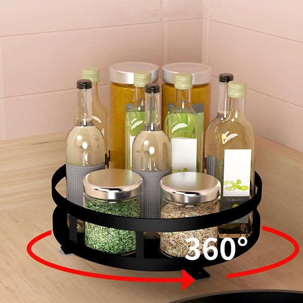 SpinEase - 360° Rotating Organizer (3 Layers)