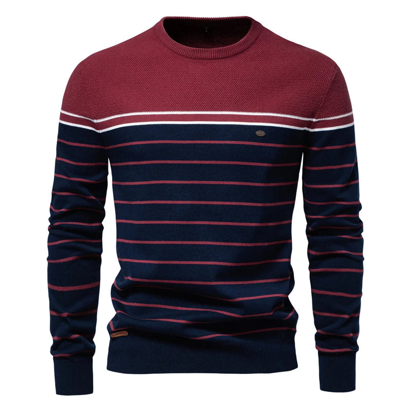 Thassilo – Stripe Design Sweater