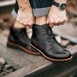 Kevine - Vintage Leather Boots 