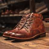 Kevine - Vintage Leather Boots 