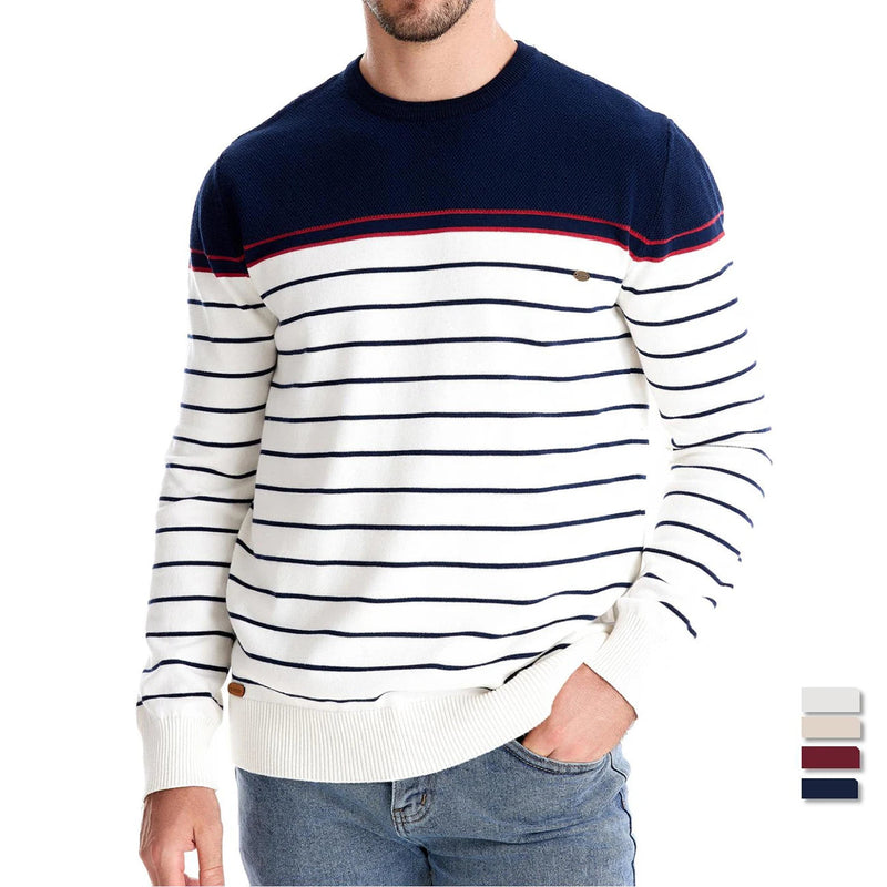 Thassilo – Stripe Design Sweater