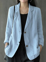 Herlinde - Elegant Long Sleeve Blazer