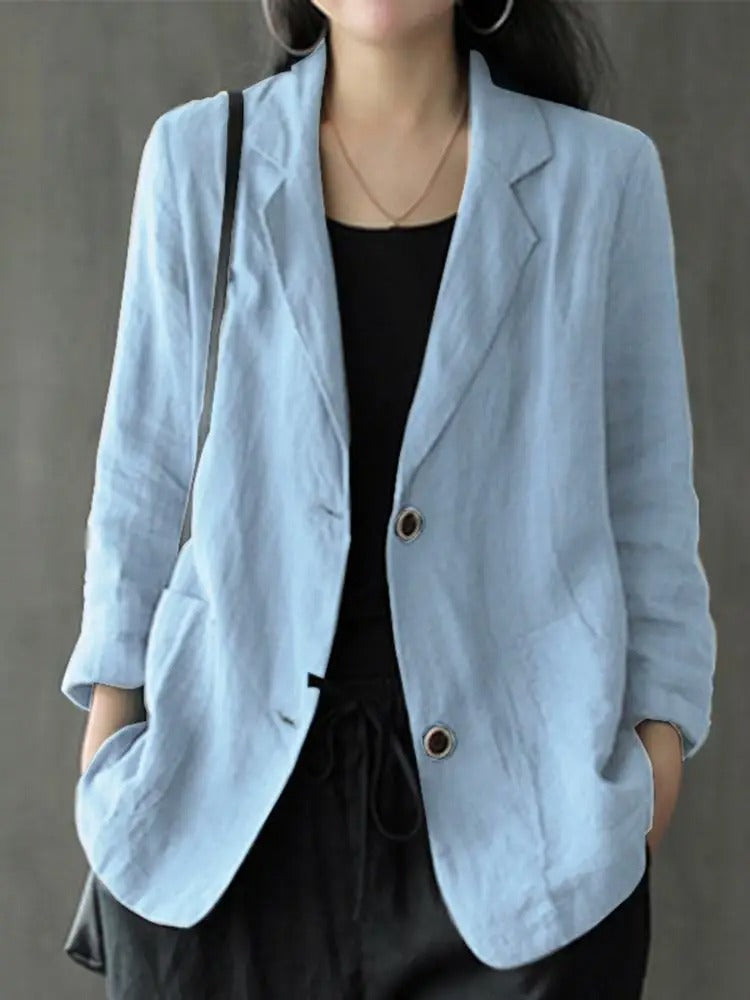 Herlinde - Elegant Long Sleeve Blazer