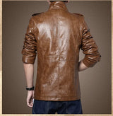 Hiram - Fleece Lined Leather Jacket