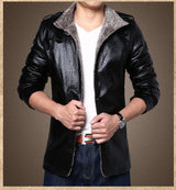 Hiram - Fleece Lined Leather Jacket