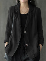 Herlinde - Elegant Long Sleeve Blazer